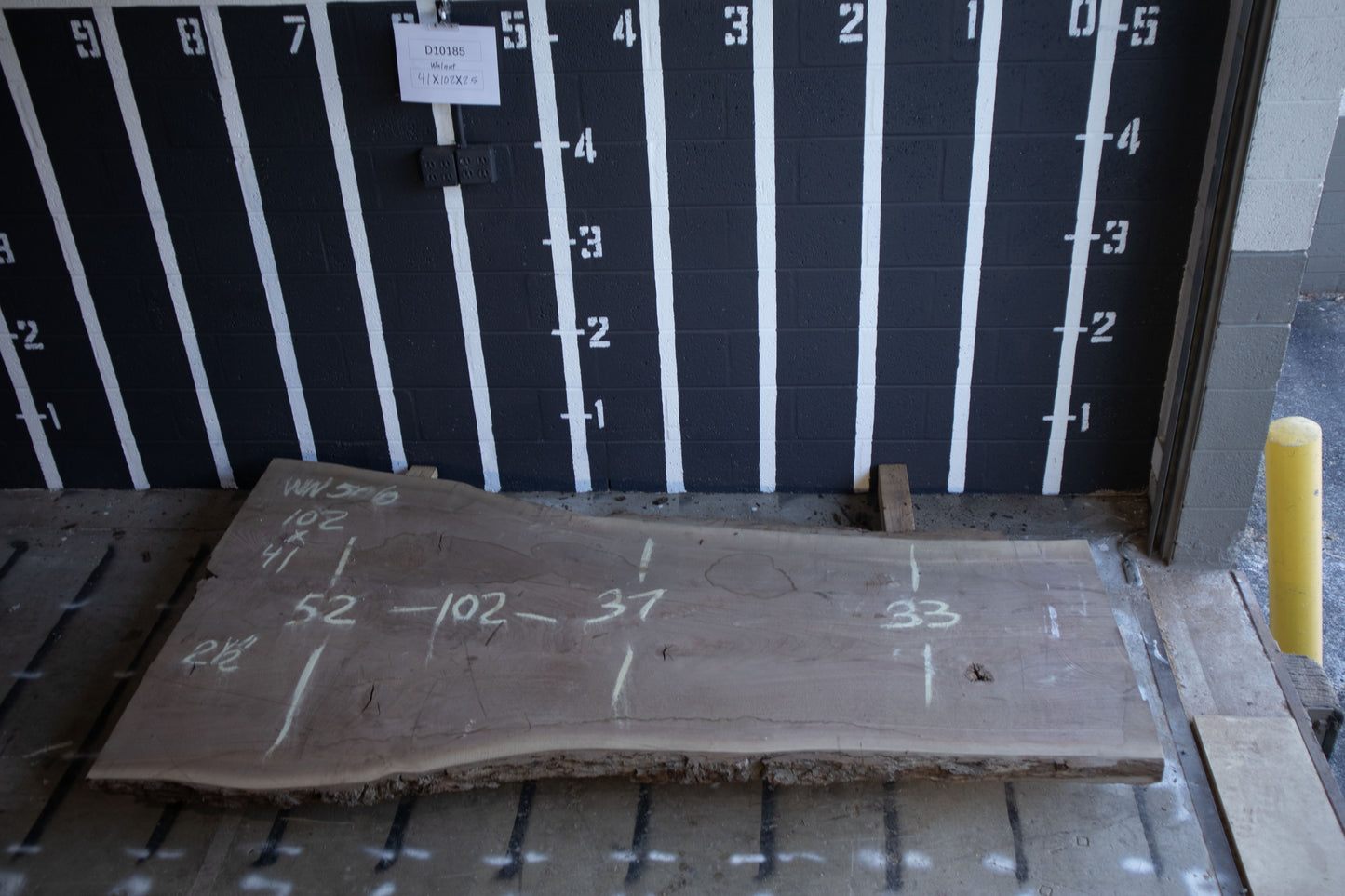 10/4 Walnut <br> 102" x 41" x 2.5" <br> D10185