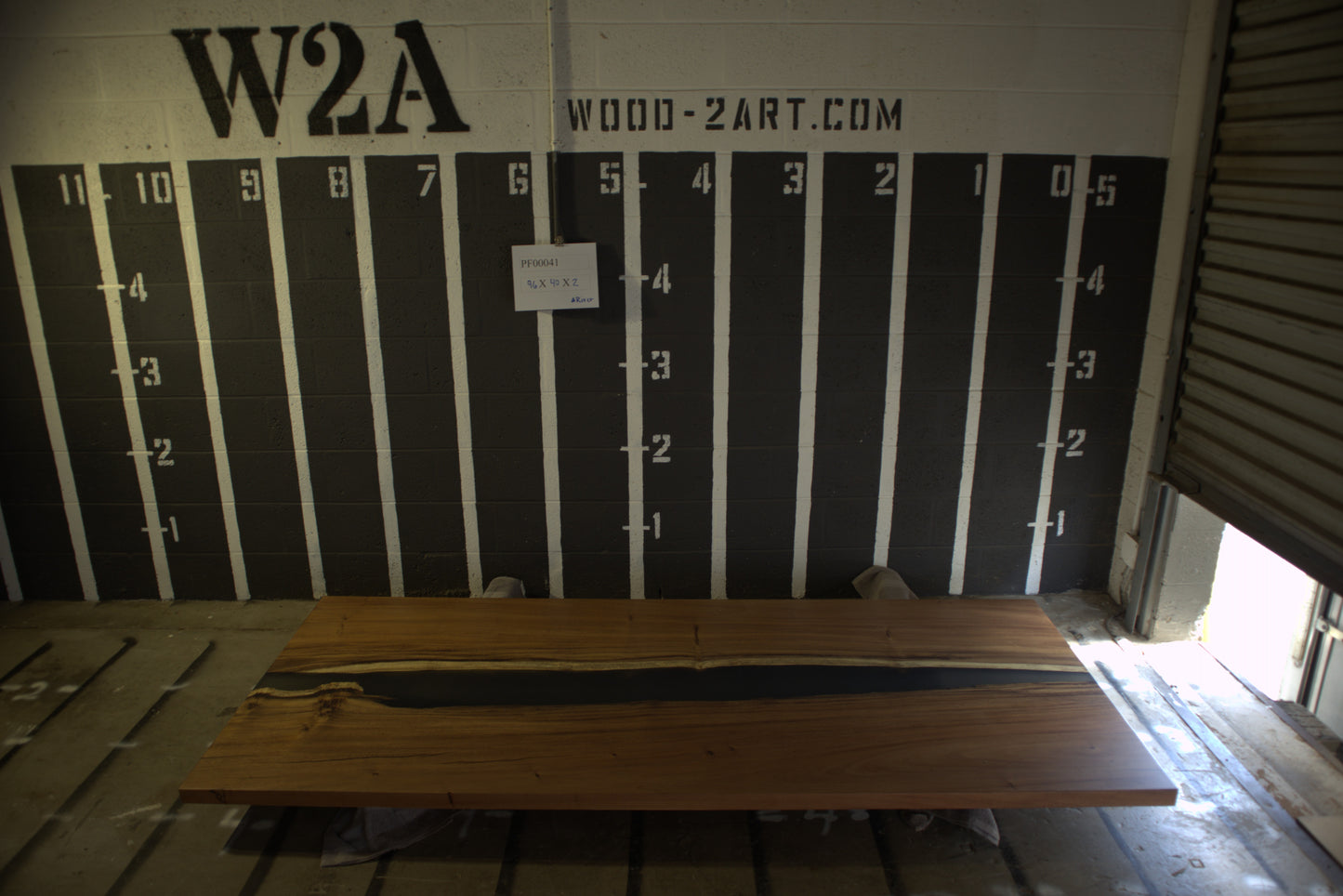 Pre Finished Table <br> Monkey Pod <br> 96'' X 40'' X 2'' <br> PF00041