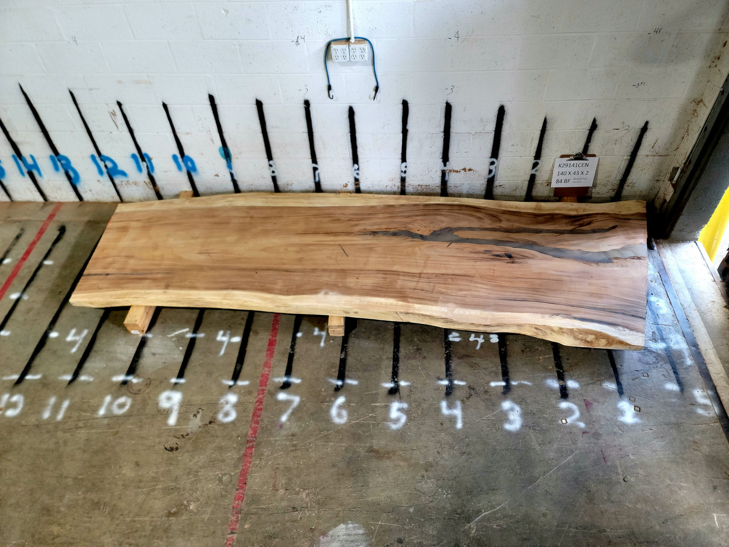 8/4 Monkey Pod <br> 140" x 43" x 2" <br> K29141CEN