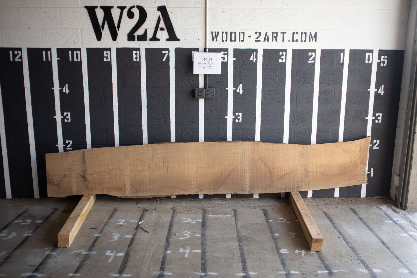 10/4 Ambrosia Maple <br> 134" x 14" x 2.75" <br> D10161