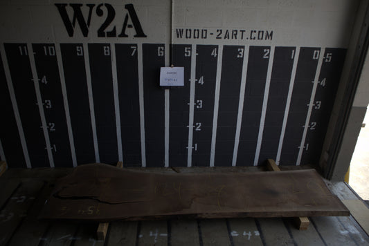 10/4 Walnut <br> 124" x 35" x 2.5" <br> D10194