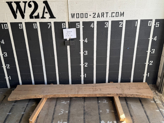 8/4 Red Oak <br> 122" x 17" x 2" <br> D10219