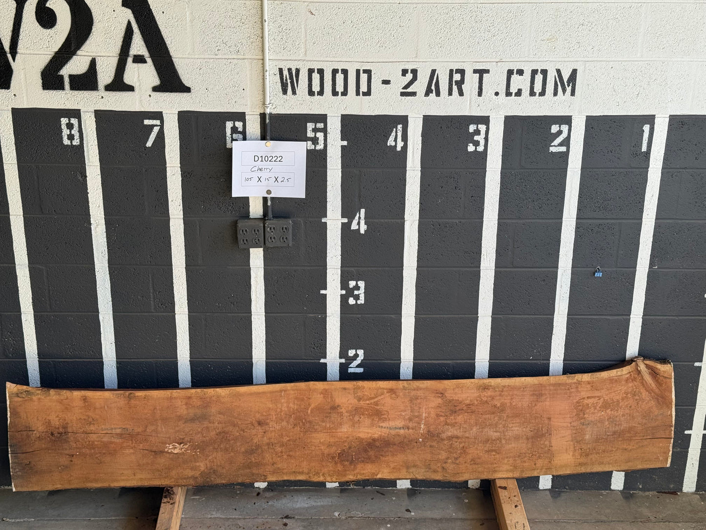 10/4 Cherry <br> 105" x 15" x 2.5" <br> D10222