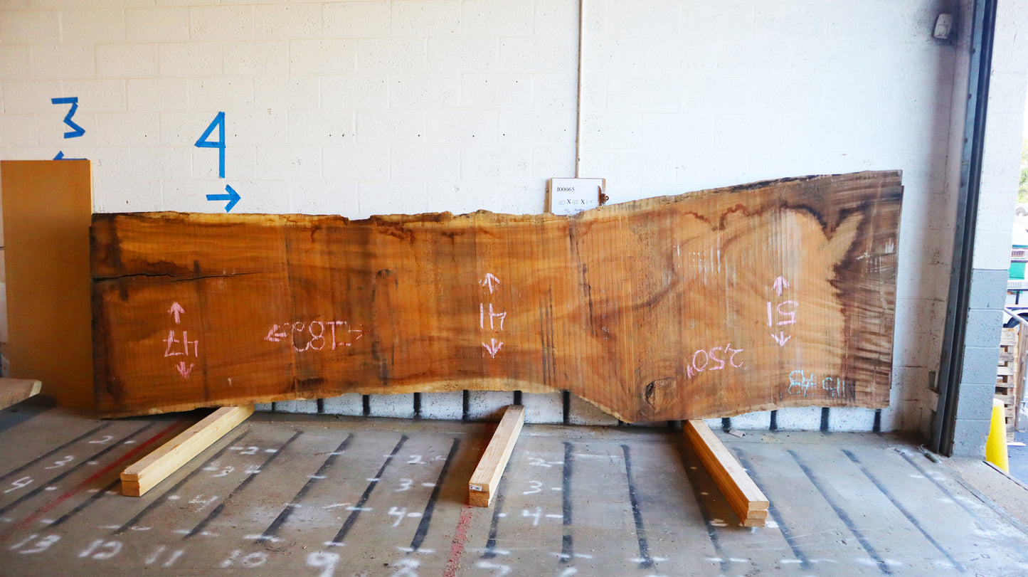 10/4 Monkey Pod <br> 180" x 40" x 2.5" <br> I00065