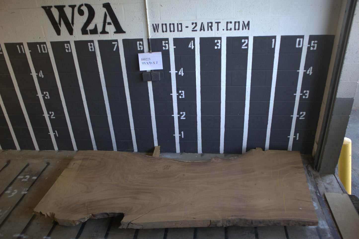8/4 Monkey Pod <br> 115" x 43" x 2" <br> I00223