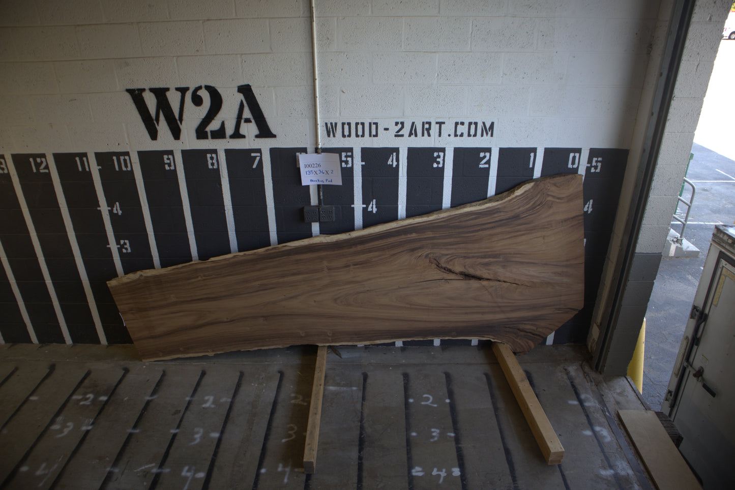 8/4 Monkey Pod <br> 135" x 36" x 2" <br> I00226