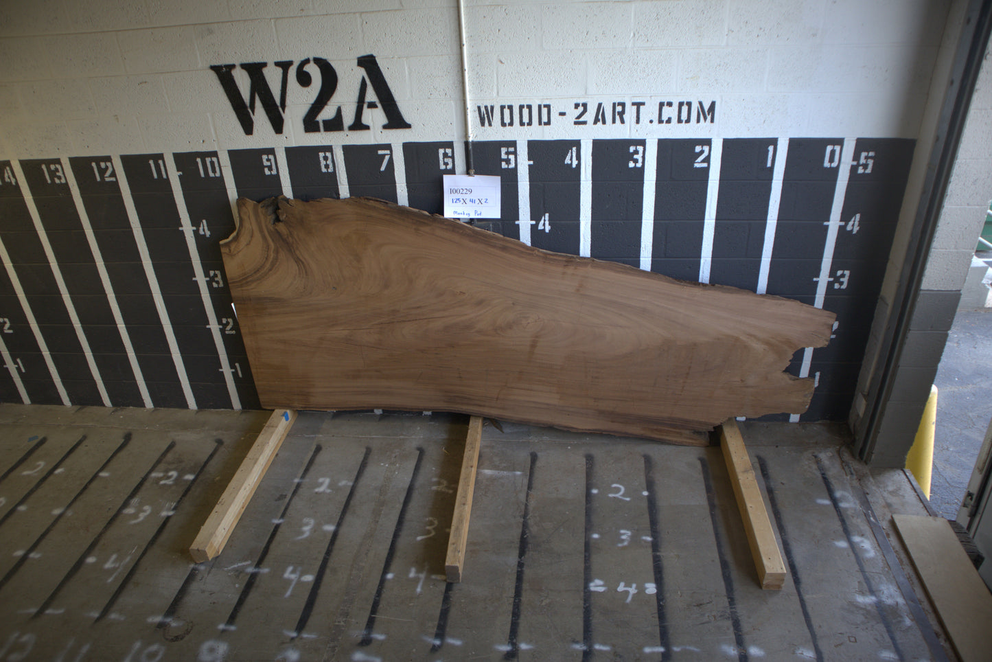 8/4 Monkey Pod <br> 125" x 41" x 2" <br> I00229
