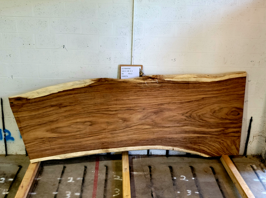 8/4 Parota <br> 124" x 48" x 2" <br> K27084GNC