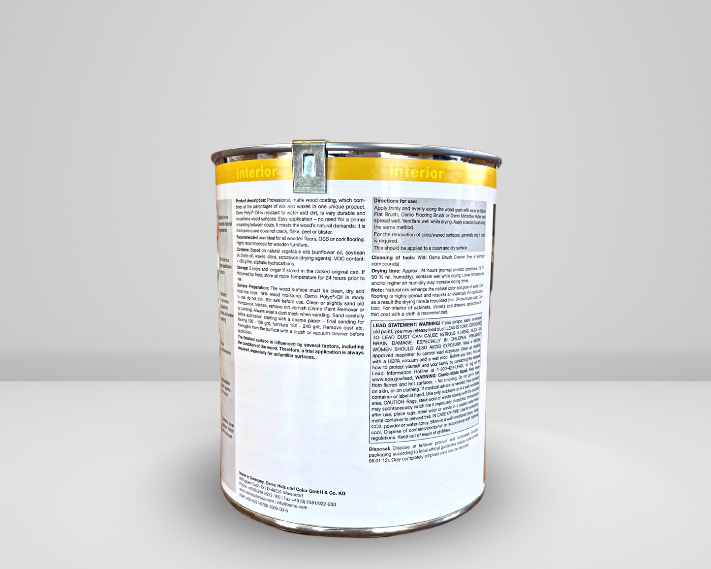 OSMO 3031 <br> Polyx-Oil <br> High Solid <br> Clear Matte