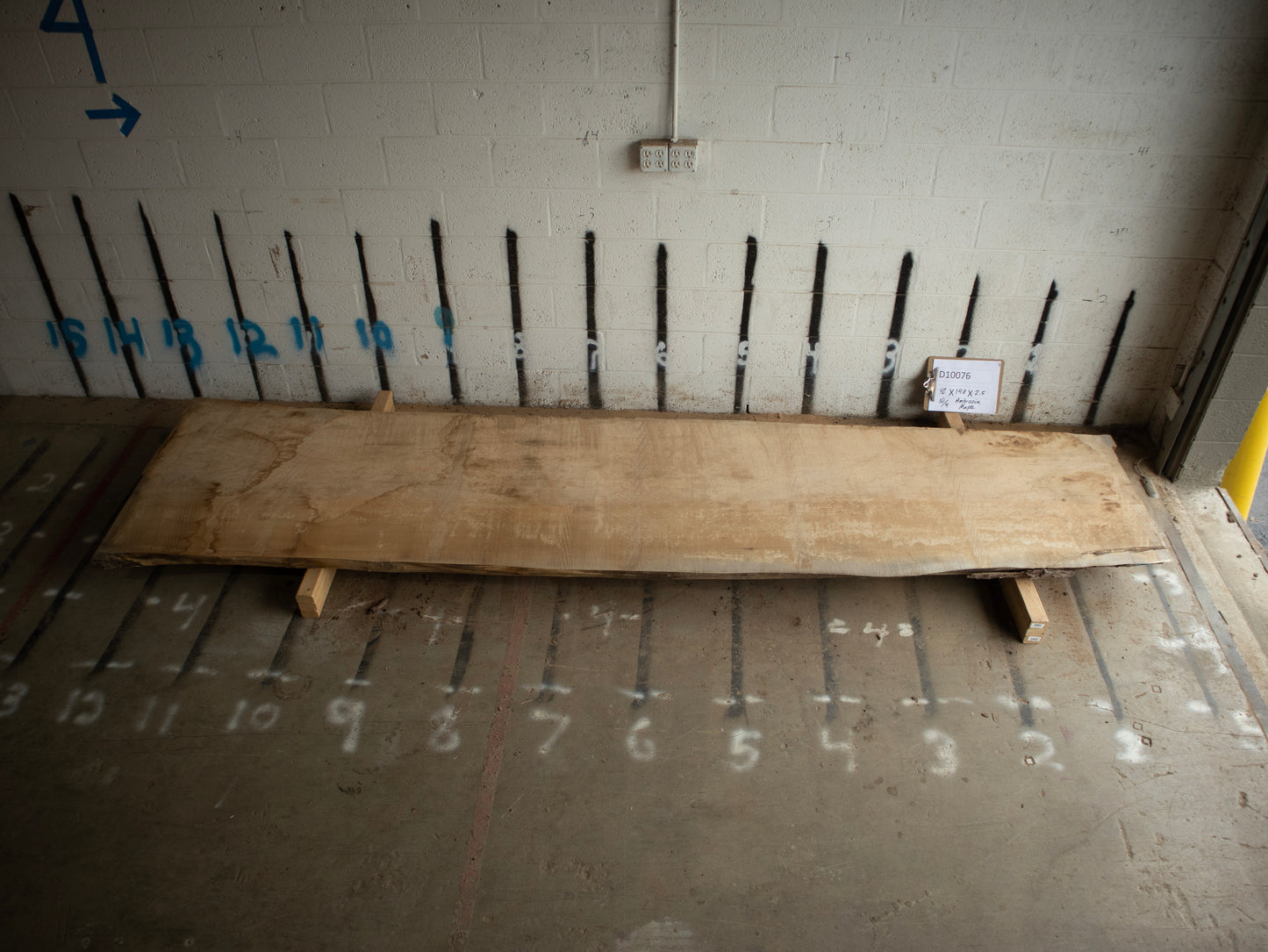 10/4 Ambrosia Maple <br> 32" x 148" x 2.5" <br> D10076